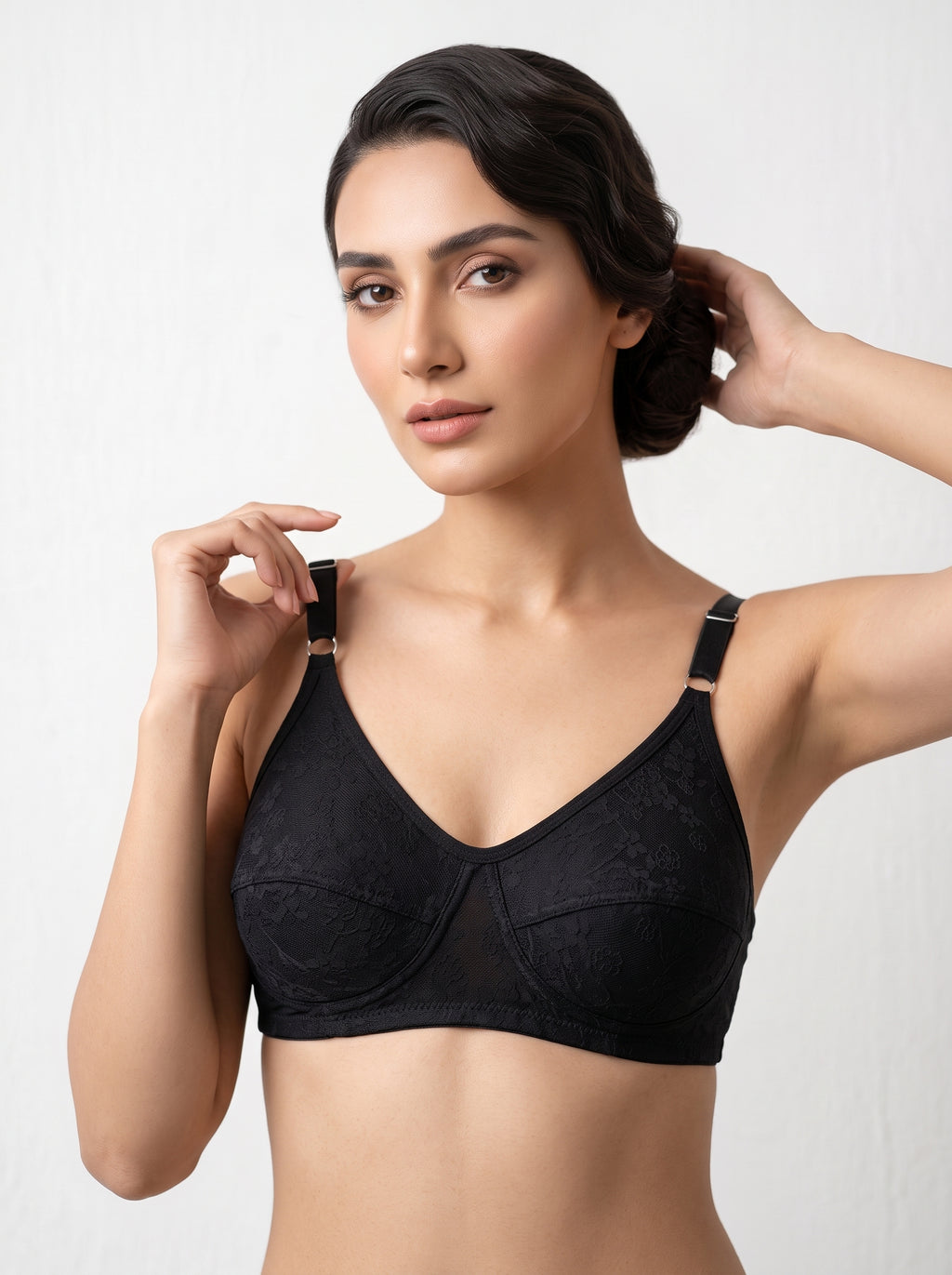 Seamless Comfort Bra for Women | Non-Padded Non-Wired | Adjustable Straps | Daily & Sports Wear BY LUNA PINK