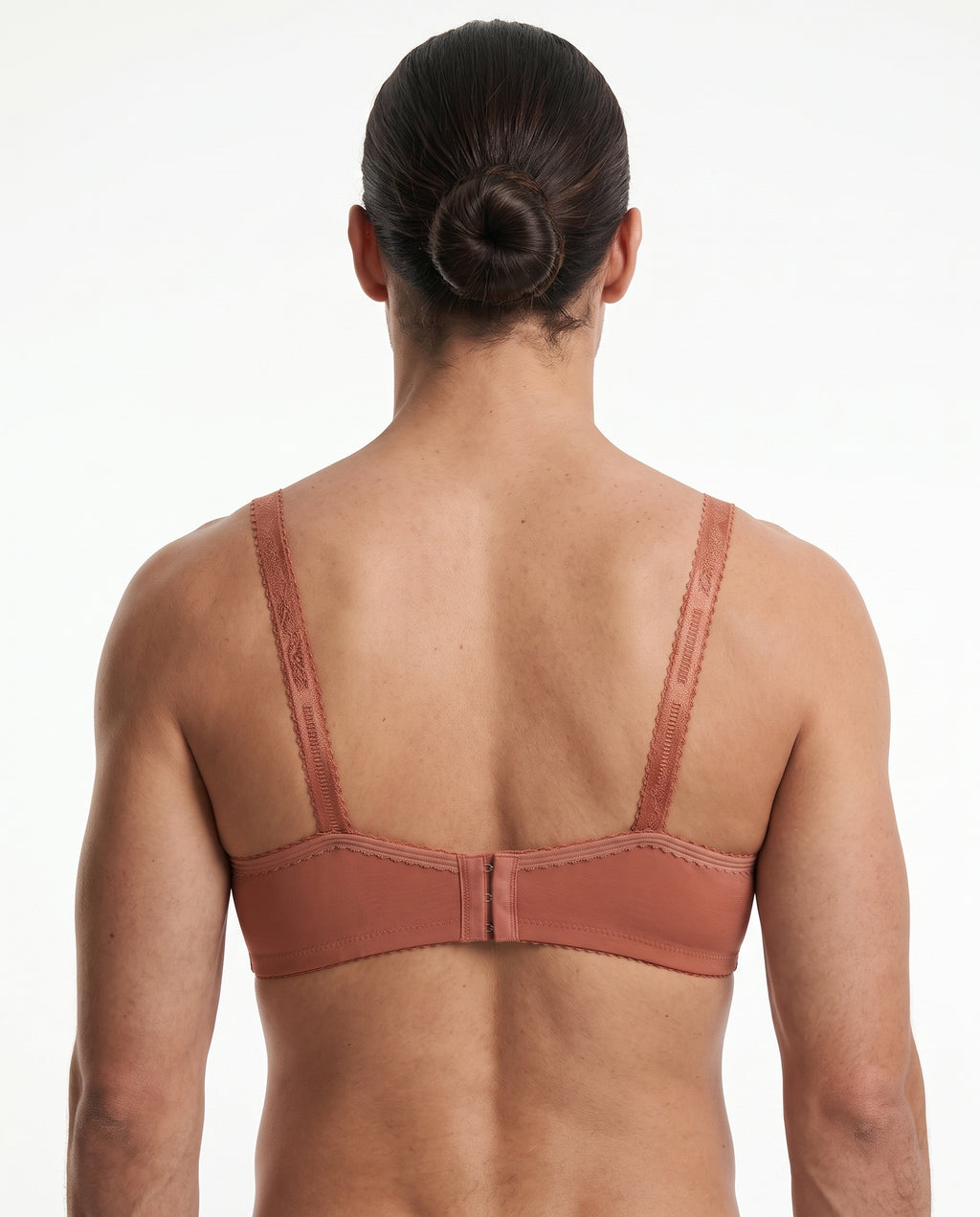 Self print full coverage padded non wire bra