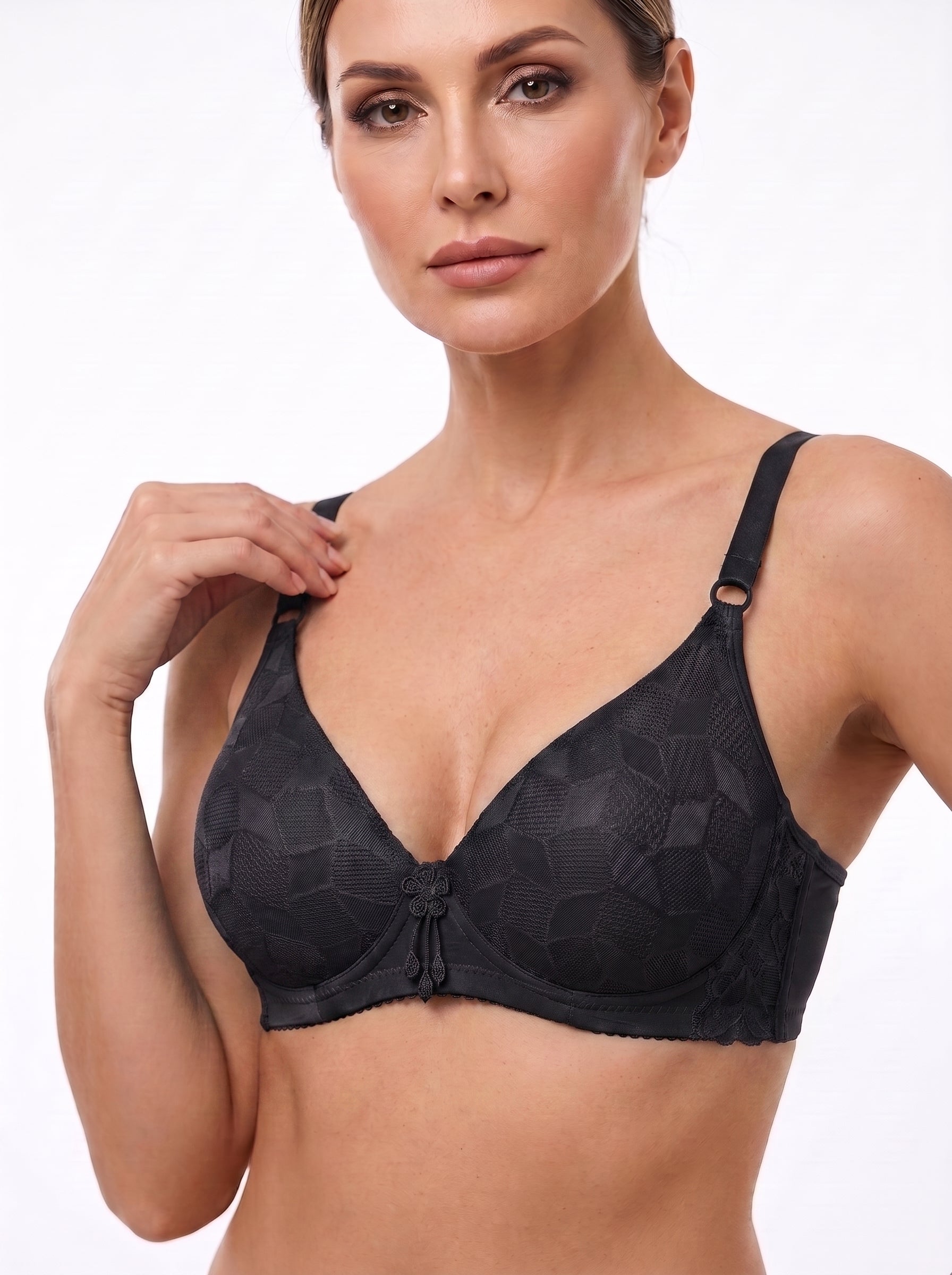 Luna self print non wire bra
