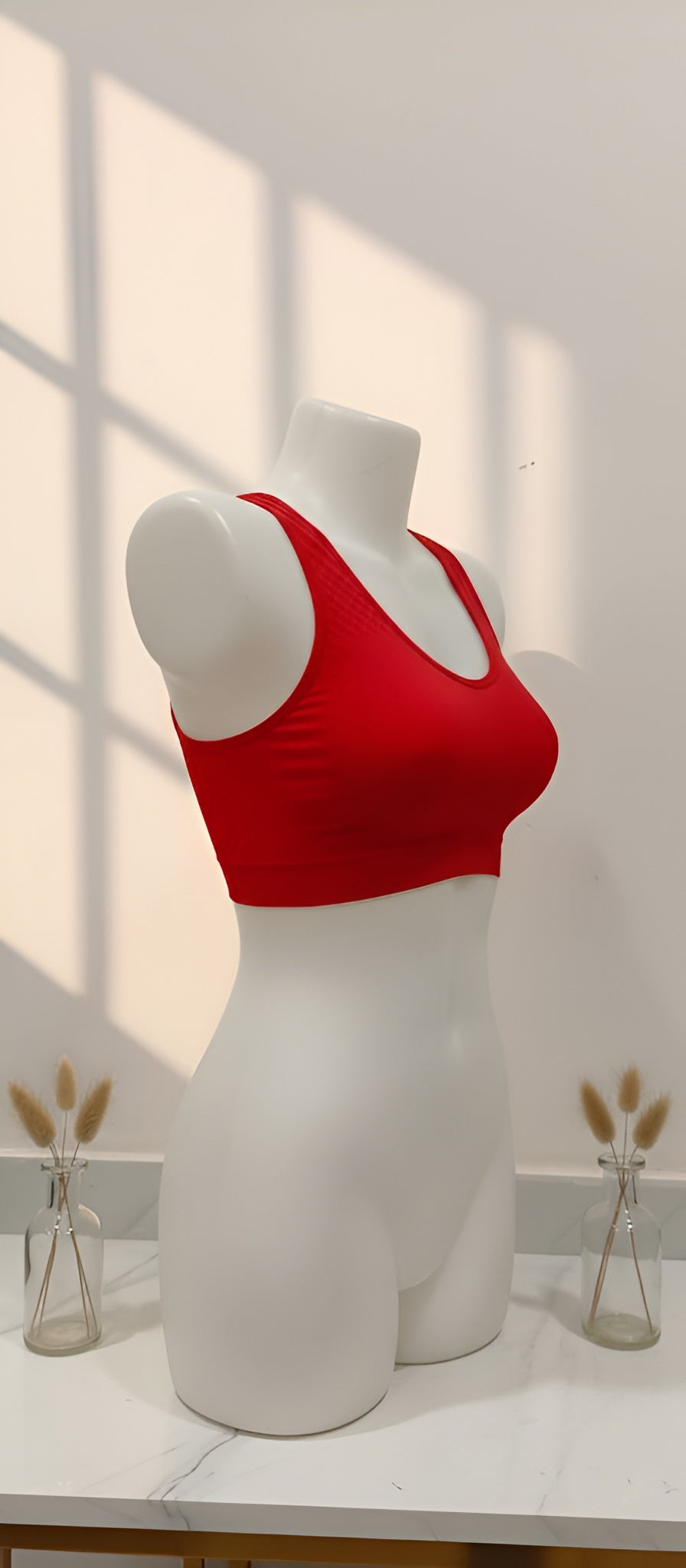Cotton stretchable textured sports Air bra