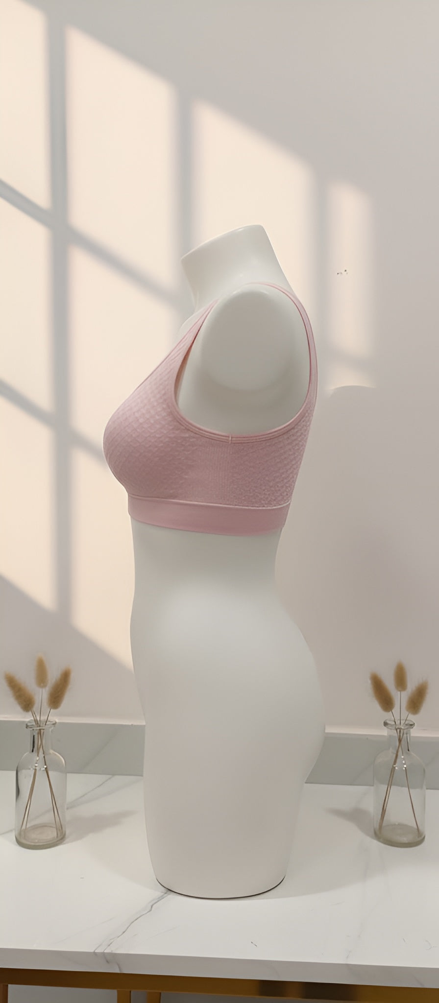 Cotton stretchable textured sports Air bra