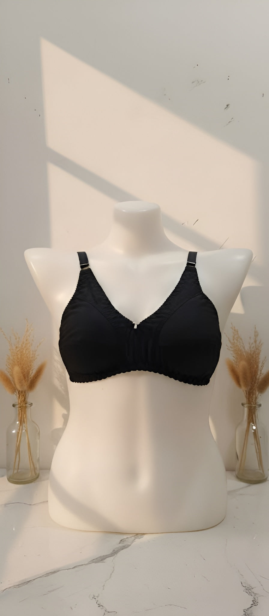 cotton jersey non wire bra